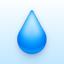 Drink water hydration tracker app icon
