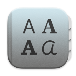 Font Book app icon