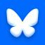 Bluesky Social app icon