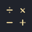 Calcly: Free Universal Calculator for iPad app icon