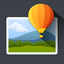 Superimpose app icon
