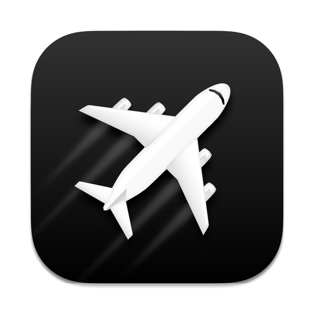 Flighty live flight tracker macos icon gallery