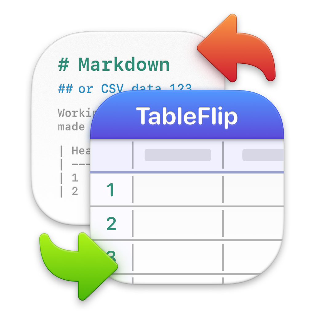 Markdown table. Table Flip.