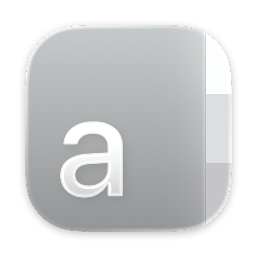 Font Book app icon