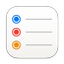 Reminders app icon